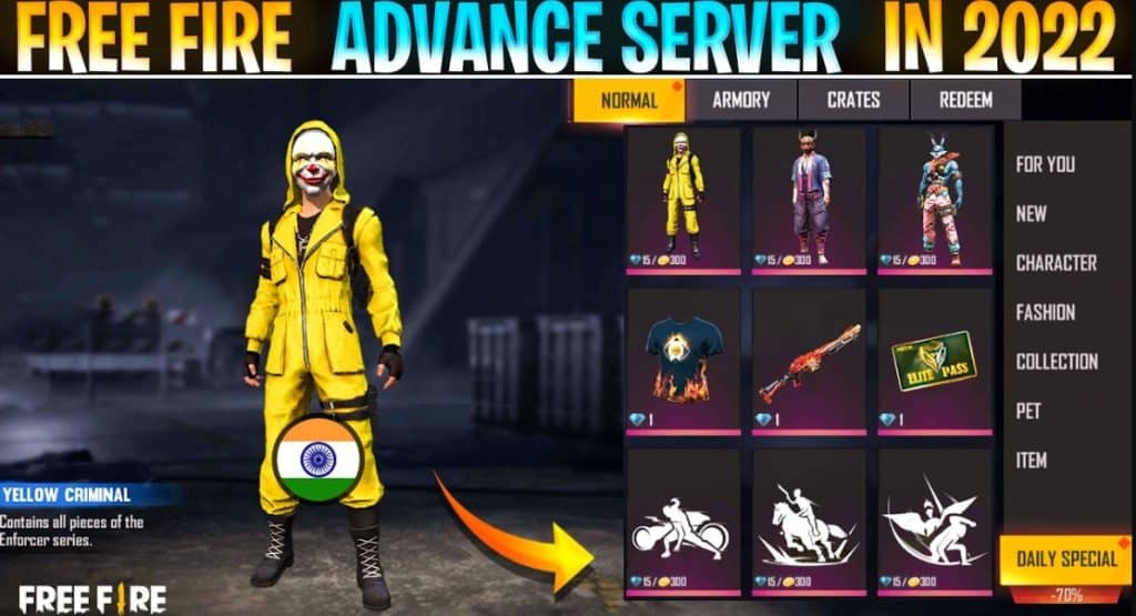 advance server free fire apk