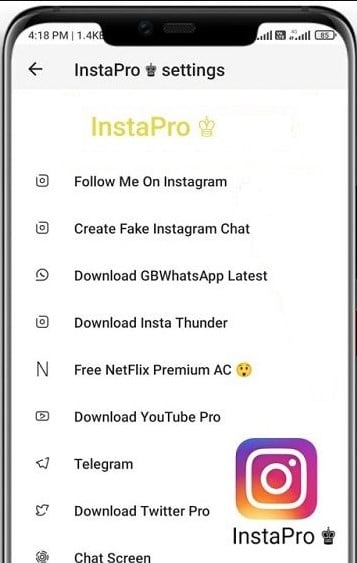 download insta pro apk