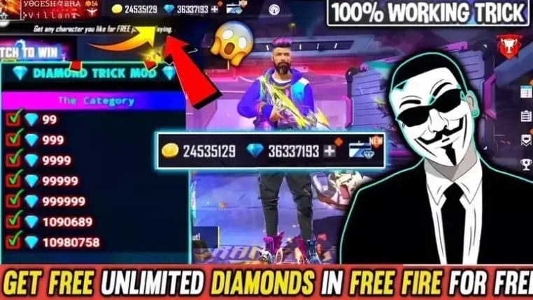 FF Diamond Hack 999999 apk