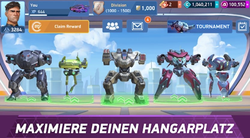 mech arena action game apk